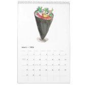 寿司猫カレンダー カレンダー (3月 2026)