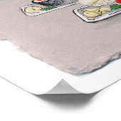 寿司猫プリント- Mr. Grumps ポスター (角)