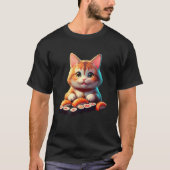 寿司猫 Tシャツ (正面)