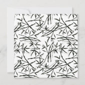 寿司誕生会パーソナライズされたモダン サンキューカード (裏面)