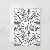 寿司誕生会モダンパーソナライズされた サンキューカード (裏面)