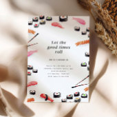 寿司誕生会 招待状