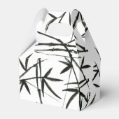 寿司誕生日シンプルでエレガントな黒白 フェイバーボックス (裏面サイド)