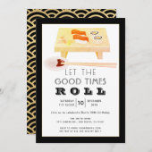 寿司黒転が誕生日会への招待 シーズンカード (正面/裏面)