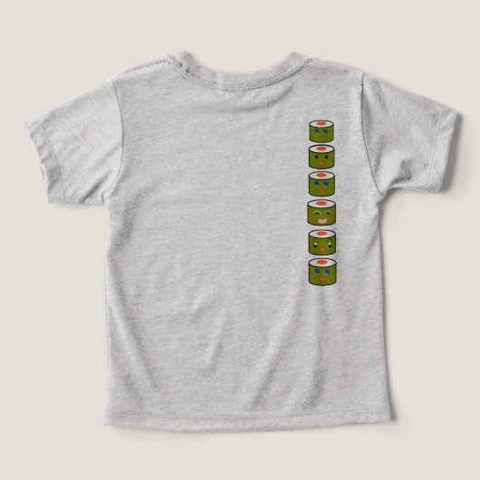 寿司 –  (デザイン裏面)