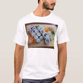 寿司 アジア 米 魚 フード 海 Tシャツ