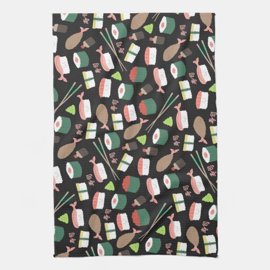 寿司 キッチンタオル (縦)