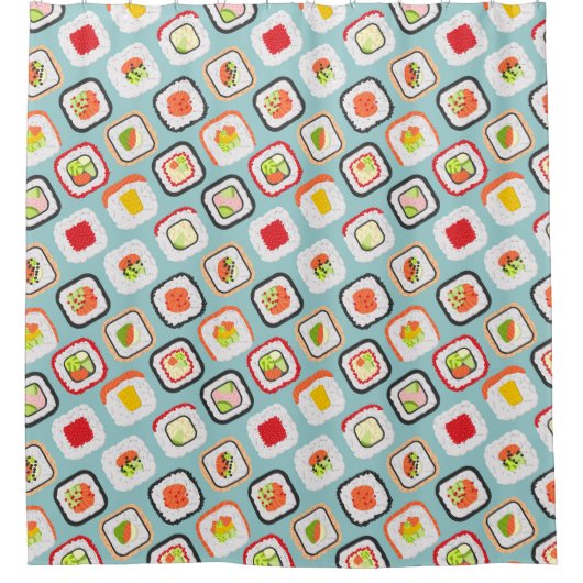 寿司 シャワーカーテン (正面)