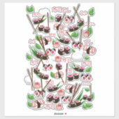 寿司 シール (シート)