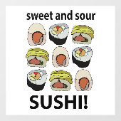 寿司　スイートアンドサワー　寿司　日本料理レストラン ウィンドウサイン (シート)