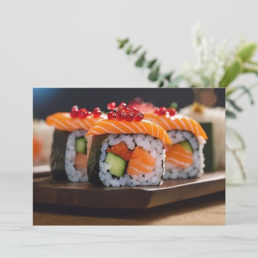 寿司 ボケ 招待状 (スタンド正面)