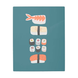 寿司 メタルプリント