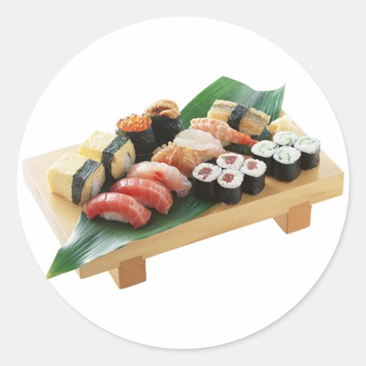 寿司 ラウンドシール (正面)