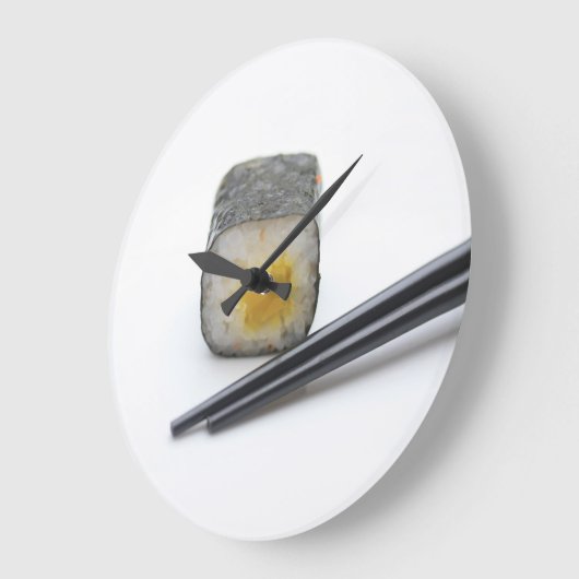 寿司! ラージ壁時計 (傾斜)