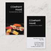 寿司 名刺 (正面/裏面)