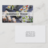 寿司 名刺 (正面/裏面)