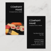 寿司 名刺 (正面/裏面)