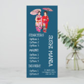 寿司 日本のレストラン 寿司 ディナー メニュー (スタンド正面)