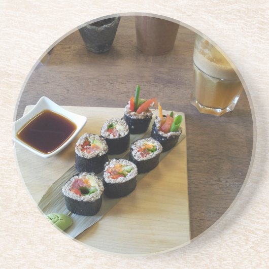 寿司 日本料理 おいしい レストラン ランチ コースター (正面)