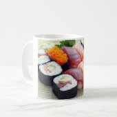 寿司 日本料理 寿司刺身 新鮮 ロール コーヒーマグカップ (正面左)