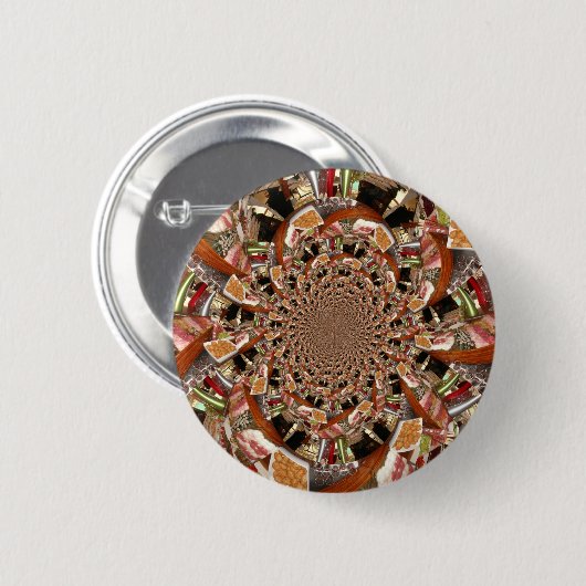 寿司 缶バッジ (正面&裏面)