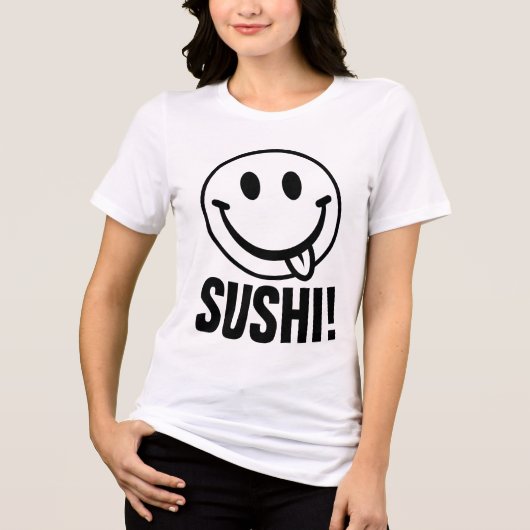 寿司!面白いTシャツ トライブレンドTシャツ (正面)
