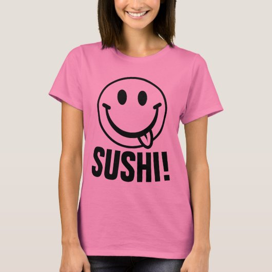 寿司!面白いTシャツ Tシャツ (正面)