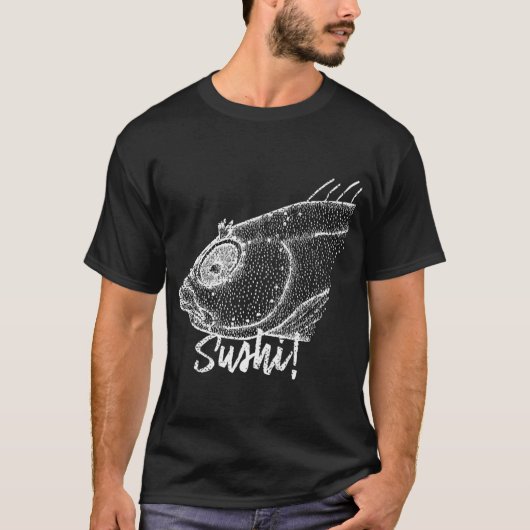 寿司!魚の頭 Tシャツ (正面)