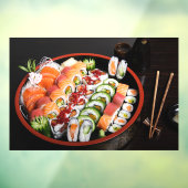 寿司 魚 食べ物 米 日本 マグロ 刺身 ウィンドウサイン (シート3)
