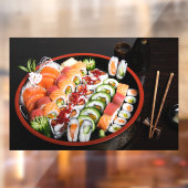 寿司 魚 食べ物 米 日本 マグロ 刺身 ウィンドウサイン (シート2)