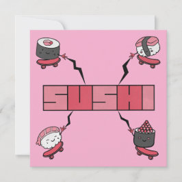 寿司LOVE - 寿司への愛 - ASL ILY オブセッション 招待状