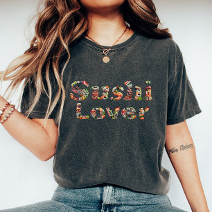 寿司Tシャツ、寿司恋人シャツ、食日本のべ物 Tシャツ