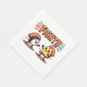 寿司vsピザ スタンダードランチョンナプキン (角)