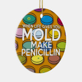 寿命が与えペニシリンを作る セラミックオーナメント (右)