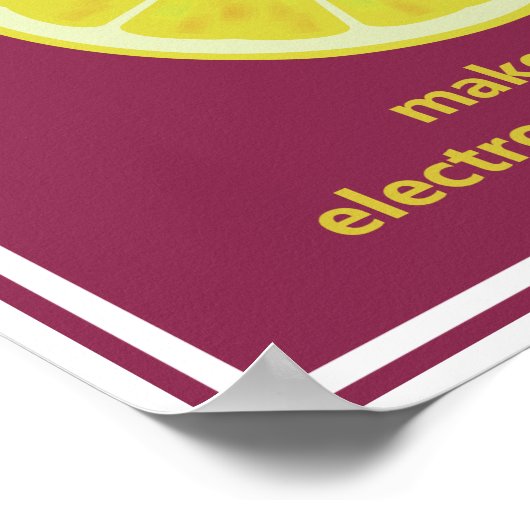 寿命が与え縮みたらバッテリを作れ ポスター (角)