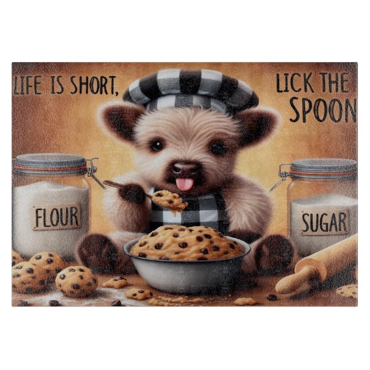 寿命が短い牛切り板 カッティングボード (正面)