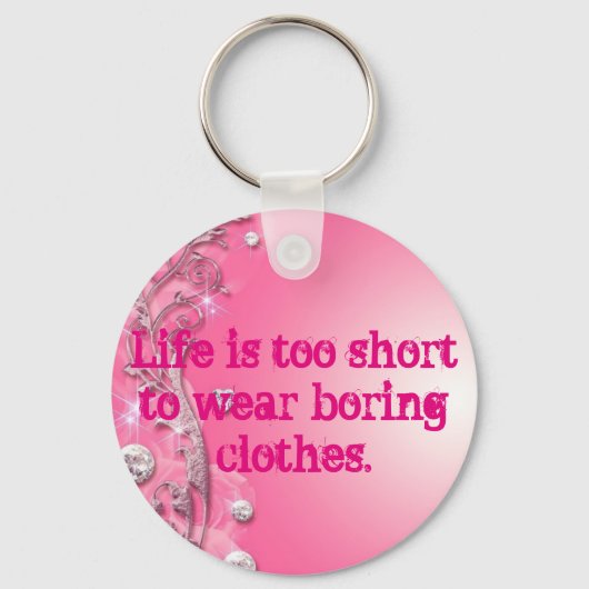 寿命が短い キーホルダー (正面)