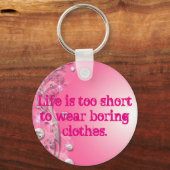 寿命が短い キーホルダー (正面)