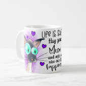 寿命が短い コーヒーマグカップ (正面左)