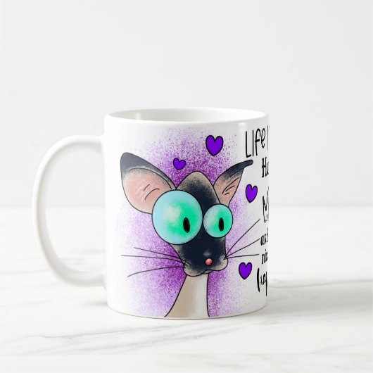 寿命が短い コーヒーマグカップ (左)