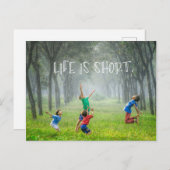 寿命が短い |生楽しむ活 ポストカード (正面/裏面)