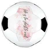 寿命が短くて待ち切れない サッカーボール (回転)