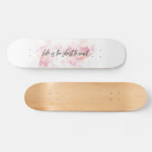 寿命が短くて待ち切れない スケートボード (横)