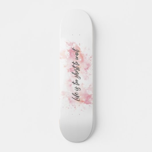 寿命が短くて待ち切れない スケートボード (正面)