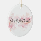 寿命が短くて待ち切れない セラミックオーナメント (右)