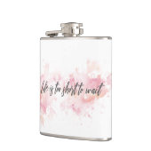 寿命が短くて待ち切れない フラスク (左)