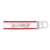 寿命が短くて待ち切れない リストバンドキーホルダー (鍵右)