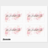 寿命が短くて待ち切れない 長方形シール (シート)