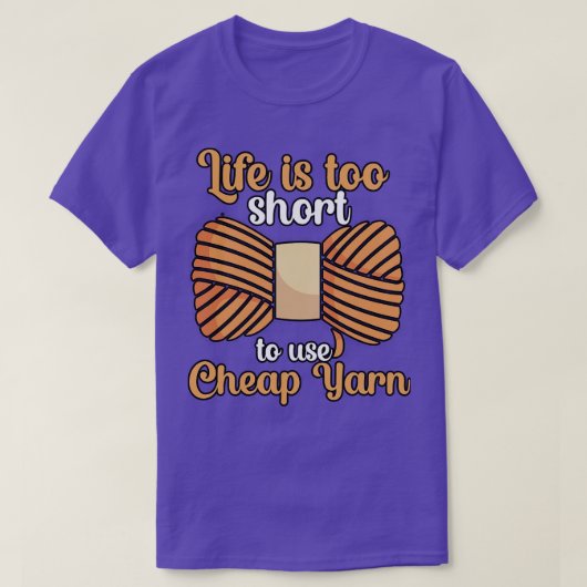 寿命が短くて糸が安い Tシャツ (デザイン正面)