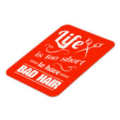 寿命が短くて髪が悪い マグネット (左側)